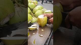 Extreme Coconut Cutting Techniques!