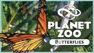 New Monarch Butterfly! | Planet Zoo Grasslands Animal Pack | Screenshot Reveals