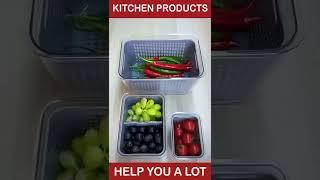 Kitchen Organizers 2022 | Refrigerator Organizing ideas  | interior decor | @home_decor151