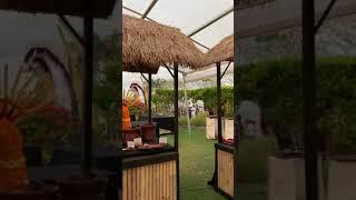 2019 IFEAT Bali Conference: buffet set up by Puri Bhagawan, tent and production by Melali Bali DMC