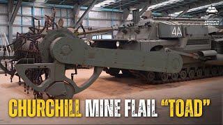 The British Churchill MINE CLEARING Flail Tank "Toad"