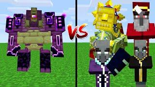 Ender Guardian VS Magic Team In Minecraft