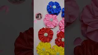 Flower Hairclip #bowsbyhorizon #newproduct #handmade #hairbows #flowers #foryou #diy #shorts #craft