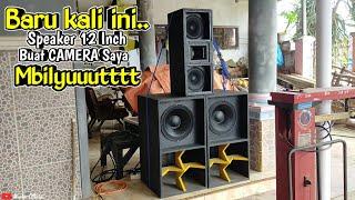 Gak Nyangka Speaker 12 inch bisa bliyutkan Kamera || Sound Miniatur CBS