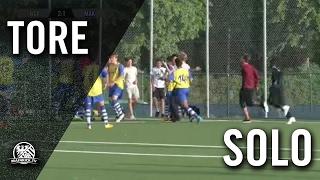 Tor durch starke Einzelaktion von Christopher Skoczny (SV Blau-Gelb Frankfurt, U17 B-Junioren)