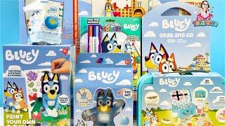 Bluey Toy Collection Unboxing Review | Bluey Hammerbarn Shopping Playset