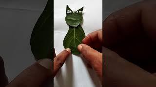 How to make leaf craft squirrels. Easy leaf craft #shorts #crafty rebeka#art #diy #leaf craft