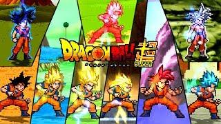 TODAS AS TRANSFORMAÇÕES DO GOKU - SSJ, SSJ2, SSJ3, SSJ GOD, BLUE E INSTINTO SUPERIOR DOMINADO !