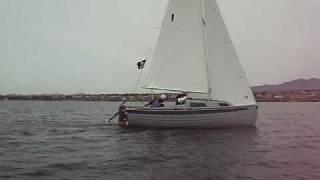 Sage 17 sailing quickly by