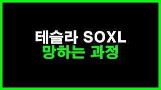 테슬라 SOXL 망하는 과정, 손절이 어려운 이유