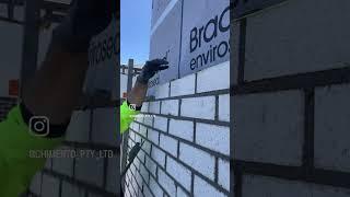 Bricklayer by trade, artist by passion   #construction #bricklayer #satisfying #brickwork