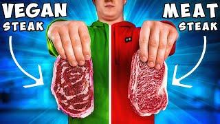 VEGANES STEAK vs FLEISCHSTEAK von VANZAI