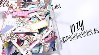 Make Your Own Ephemera Pack | DIY Die Cut Pack | DIY Embellishments