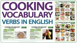 COOKING Vocabulary in English | Cooking Verbs | Learn English Vocabulary about Cooking