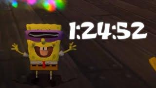 The SpongeBob SquarePants Movie Game Speedrun in 1:24:52