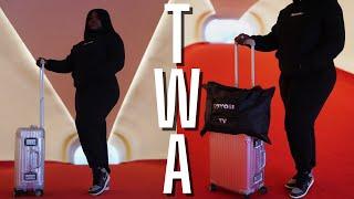 BTS Toyosi TV Travel Bags at TWA HOTEL