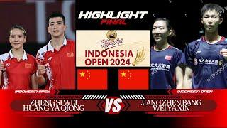 FINAL | Zheng / Huang (CHN) vs Jiang / Wei (CHN) | KAPAL API Indonesia Open 2024 |