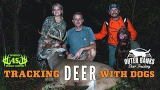 Tracking Deer with Dogs!!!(Wounded Deer Recovery)