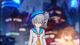 Oh nyoo.. it's raining... Bronya sad