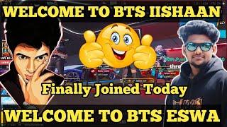 welcome To BTS ️ IISHAAN & Eswa Gaming Joined Today in Live  #madan #bgmitamillive #madanlive