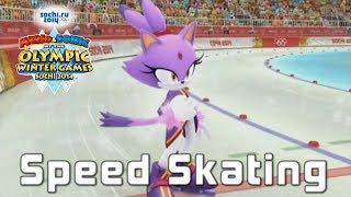 Mario & Sonic at the Olympic Winter Games Sochi 2014 [Wii U] - Speed Skating