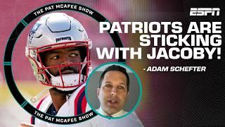 Schefter says Patriots are STICKING with Brissett, predicts no QB changes  | The Pat McAfee Show