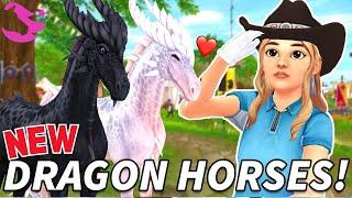 *NEW* MAGICAL DRAGON HORSES RYUME & KEIMA IN STAR STABLE!!