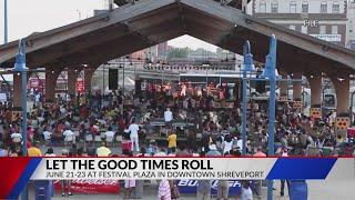 Ready to 'Let the Good Times Roll'? 3-day fest returns to downtown Shreveport