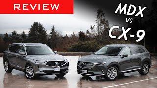 Comparison Review: 2022 Acura MDX vs 2021 Mazda CX-9 / Premium vs Almost Premium?