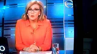 CONDUCTORA DE TV le da un infarto en pleno programa en Vivo