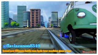 Cars 2 The Video Game | Brand New Fillmore - Battle Race (Machine Guns) | Hyde Tour 9 Laps