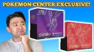 CAN'T BELIEVE THESE ETB'S!! Pokémon Center Exclusive Scarlet & Violet ETB Opening!!