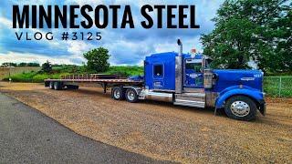 MINNESOTA STEEL | My Trucking Life  | Vlog #3125