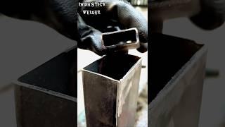 How to pack the hollow square pipe #welding #welder