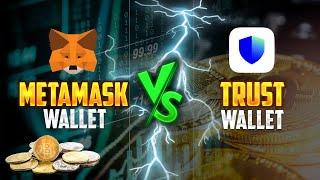 Metamask vs Trust Wallet Complete Guide - Which is better and safest wallet?