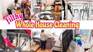 MASSIVE WHOLE HOUSE CLEAN WITH ME | ALL DAY MESSY HOUSE CLEANING | CLEANING MOTIVATION 2023