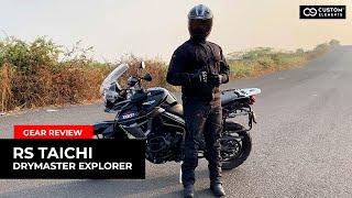 Gear Review: All You Need To Know About RS Taichi Drymaster Explorer. #customelements #ridinggear