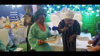 Yoruba Traditional Wedding between Deborah & David |Eniola Alaga Iduro Mc