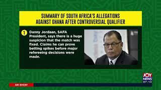 South Africa alleges match-fixing, match-manipulation in the match against Ghana-AM Sports(18-11-21)