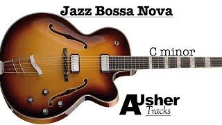 Jazz Bossa Nova C minor | Guitar Jam Track