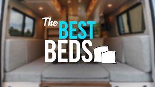 5 AWESOME VAN BEDS  For Comfy Van Conversions | How to Build a Camper Bedroom 