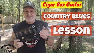 Cigar Box Guitar - 3 String Country Blues Lesson