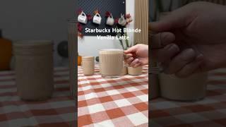 Starbucks Hot Blonde Vanilla Latte