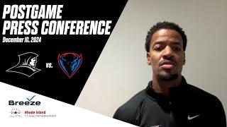 12.10.24 Providence MBB at DePaul Postgame Press Conference