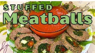 Jumbo Stuffed Meatballs | Classic Italian Cooking