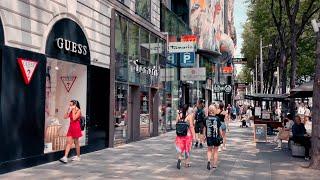 Walking Vienna Mariahilfer Strasse - The City's Largest Shopping Street | 4K HDR | ASMR