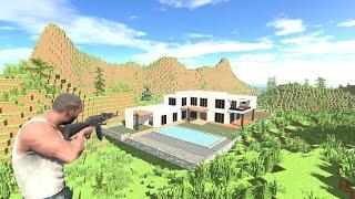 Franklin Old House Stuck in Minecraft World - INDIAN BIKES DRIVING 3D