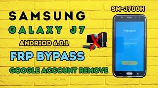 Samsung Galaxy J7 FRP Bypass | Galaxy J700H Google Account Bypass without PC