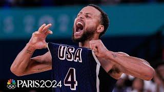 Steph Curry Gets Team USA OVER THE FINISH LINE in gold medal game | Paris Olympics | NBC Sports