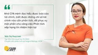 Bí quyết pass CFA Level 1 đạt TOP 10% Thế Giới từ người không có nền tảng tài chính | SAPP Academy